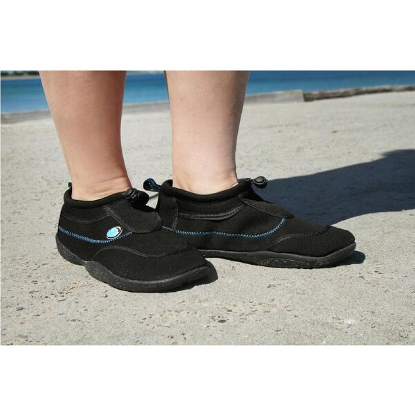 Oz Ocean Meelup Aqua Shoes Beach/Pool Outdoor Water Slip-On Kids Black 11
