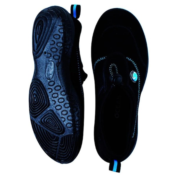 Oz Ocean Meelup Aqua Shoes Beach/Pool Outdoor Water Slip-On Adult Black 12