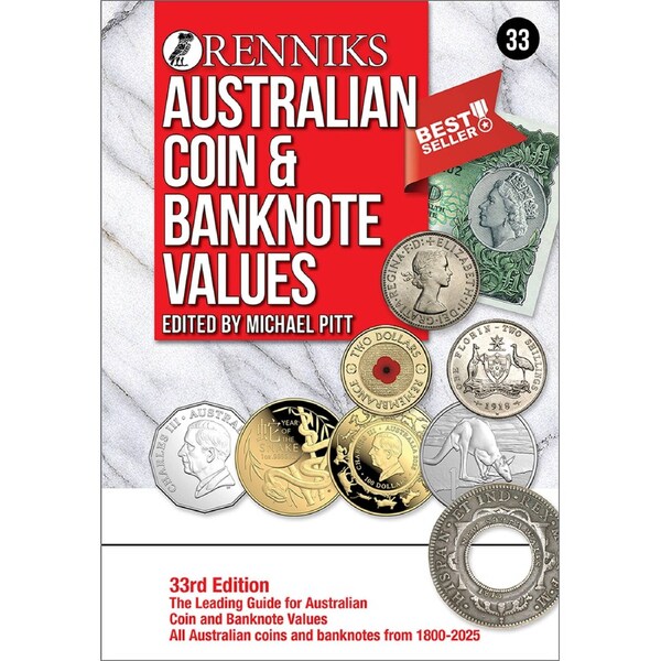 Renniks Australian Coin & Banknote Values 33rd Edition