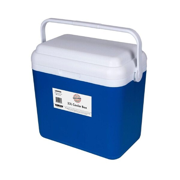 Hacienda 33L Portable Cooler Box Ice Chest for Picnic, Camping, Fishing, Caravan