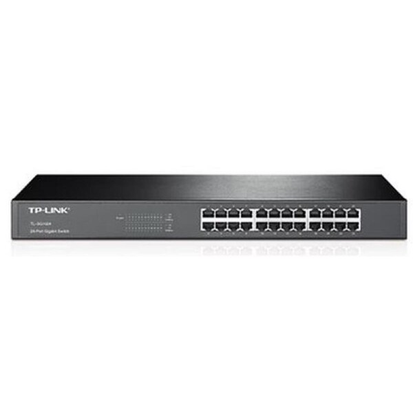 TP-Link TL-SG1024 24-Port Gigabit 19' Rackmountable Unmanaged Switch energy-efficient Supports MAC Plug & play 48Gbps Switching Capacity