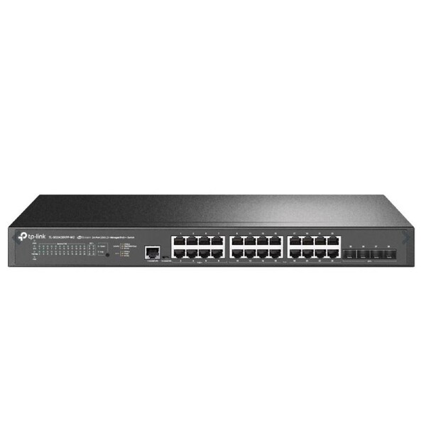 TP-Link SG3428XPP-M2 Omada JetStream 24-Port 2.5GBASE-T and 4-Port 10GE SFP+ L2+ Managed Switch with 16-Port PoE+ & 8-Port PoE++ by Omada SDN