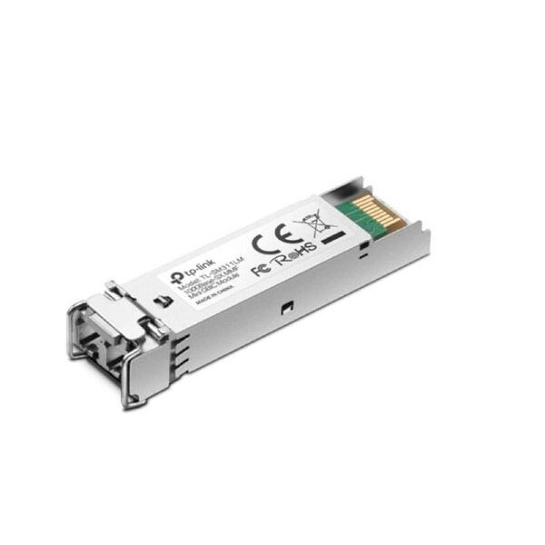 TP-Link SM311LM SFP Module Multi-Mode Mini GBIC, IEEE 802.3z, LC-Type, 850nm, 0.55km Multi-mode