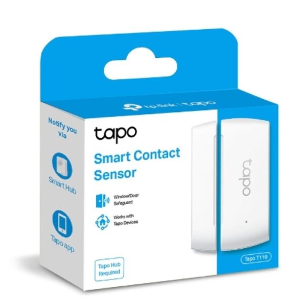 TP-Link Tapo Smart Contact Sensor, Window/Door Safeguard, Instant App Notification, Smart Action Support (Tapo T110)