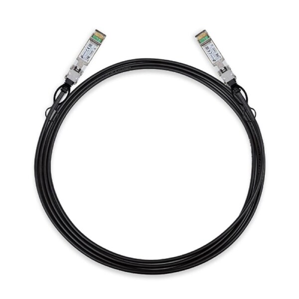 TP-Link SM5220-3M 3 Meter 10G SFP+ Direct Attach Cable, Drives 10 Gigabit Ethernet, 10G SFP+ Connector on Both Sides (Replaces TXC432-CU3M)