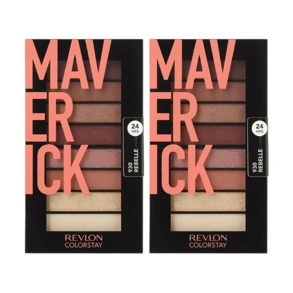 2 x Revlon Colorstay Looks Book Eyeshadow Palette 3.4g - Maverick