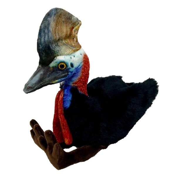 Huggable Toys Kay Cassowary Plush 30cm Soft Toy for Kids Cuddles and Play