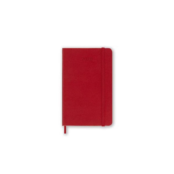 2026 Diary Moleskine Pocket Weekly Notebook Hard Cover Scarlet Red M-DHF212WN2Y26
