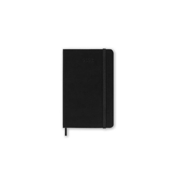 2026 Diary Moleskine Pocket Weekly Vertical Hard Cover Black M-DHB12WV2Y26