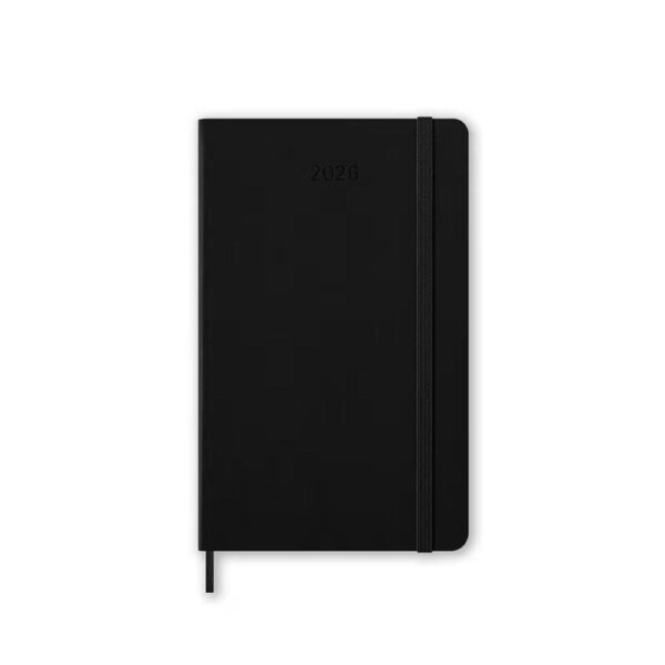 2026 Diary Moleskine PRO Large Weekly Vertical Hard Cover Black M-DHB12PRO3Y26