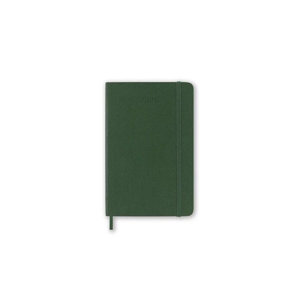 2026 Diary Moleskine Pocket Weekly Notebook Soft Cover Myrtle Green M-DSK1512WN2Y26