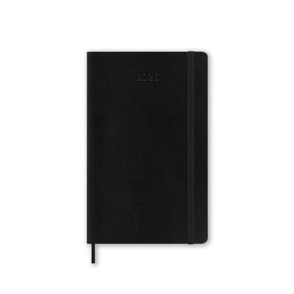 2026 Diary Moleskine Large Monthly Soft Cover Black M-DSB12MN3Y26