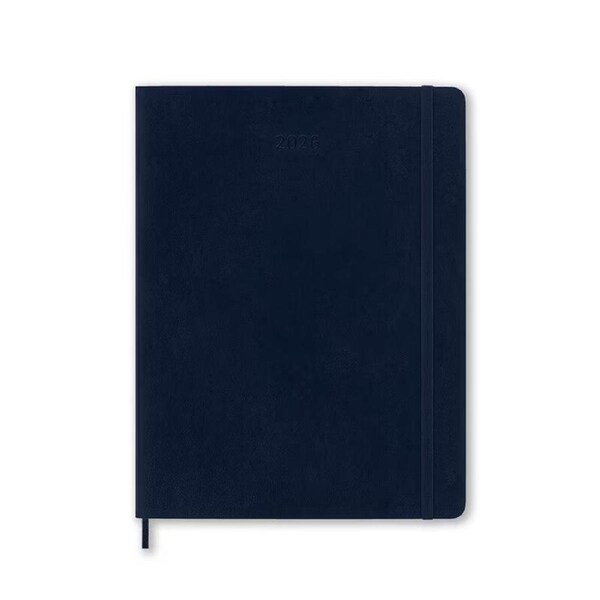 2026 Diary Moleskine XL Weekly Notebook Soft Cover Sapphire Blue M-DSB2012WN4Y26