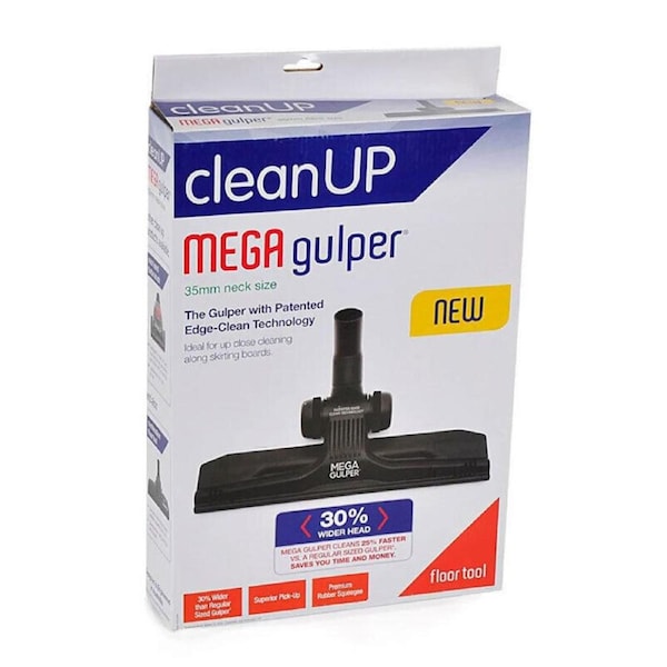 Mega Gulper Floor Tool Hygieia Ultraglide XL, 38 cm Wide, 32mm Vacuum Head, Edge-Clean Technology