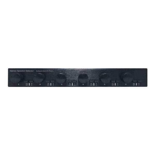 REDBACK A2387A 6 Zone 300W Speaker Switcher With Volume Control 432Lx152Wx56H mm