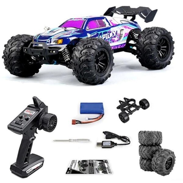 SUCHIYU 38km/h 1/16 Scale 2.4GHz Radio Control Truck - High Speed 4WD Crawler Buggy - Purple