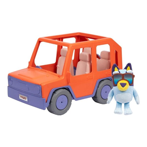 Bluey Buddies Big Heeler 4WD and Bluey Toy