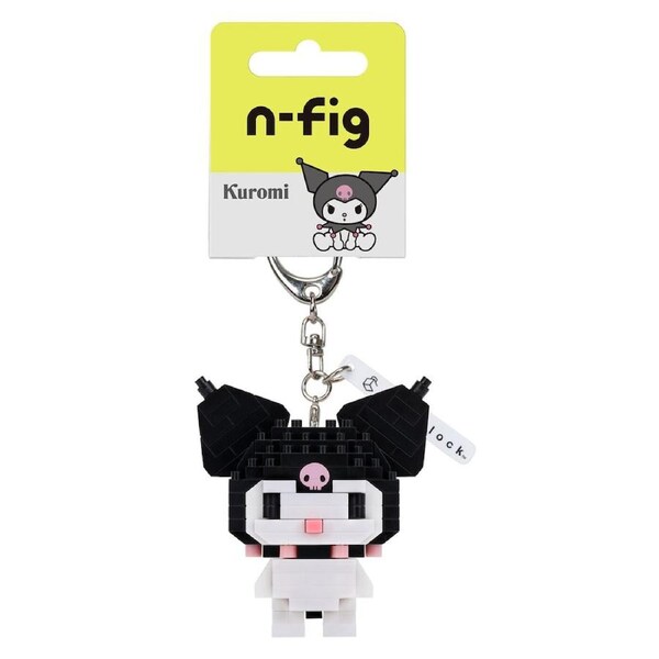 Nanoblock N-Fig Sanrio Kuromi Keyring