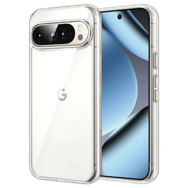 Google Pixel 10 Pro Ultra Slim Premium Crystal Clear TPU Gel Back Case by MEZON – Shock Absorption, Wireless Charging Compatible (Pixel 10 Pro, Gel)