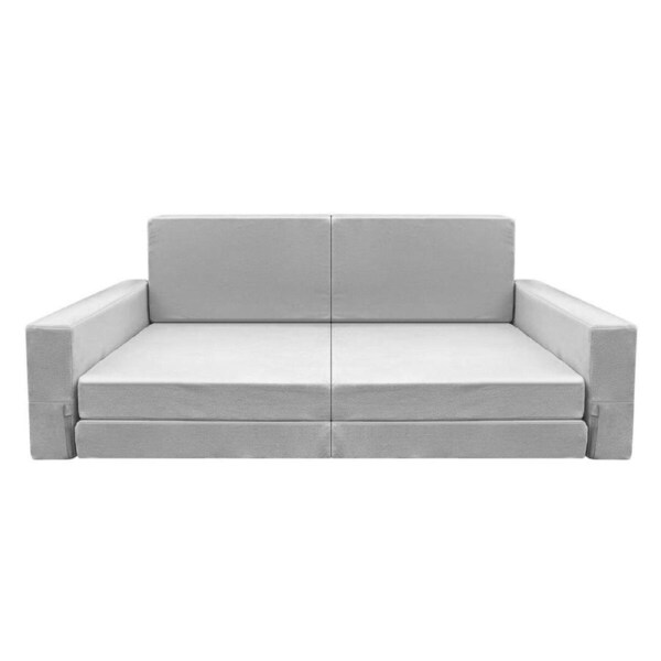 Kids Sofa Play Set Modular Couch 12Pcs Sectional Chaise Lounge Chair Ball Pit Toddler Comfy Bed DIY Activity Centre Playroom Floor Cushion Convertible