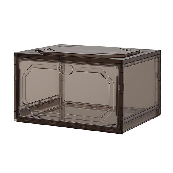 15PCS Shoe Storage Box Clear Plastic Stackable Sneaker Display Case Large Container Closet Bin Rack Organiser Unit Cabinet Transparent Footwear Holder