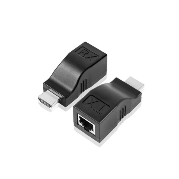 CAT5/6 to HDMI Adaptor 4K High Definition 30m Extender KOS12092