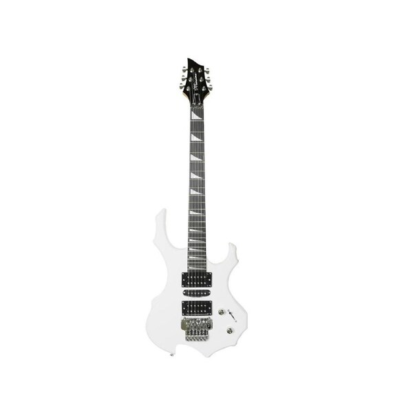 Minsine 6 String Electric Guitar White 3m Cable Tremolo Arm MS-200-WHT