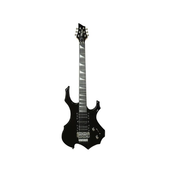 Minsine 6 String Electric Guitar Black 3m Cable Tremolo Arm MS-200-BLK