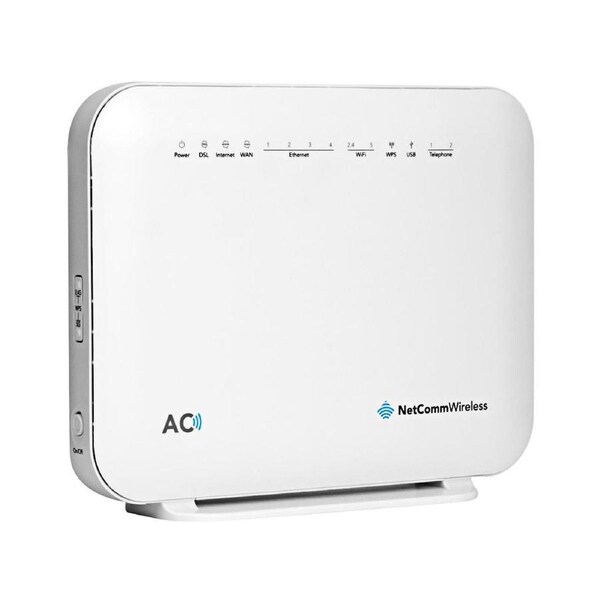 NETCOMM NF18ACV IEEE 802.11ac ADSL2+, VDSL2, Ethernet Modem Wireless Router