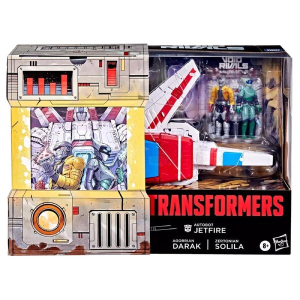 Transformers Void Rivals Autobot Jetfire, Zertonian Solila, and Agorrian Darak