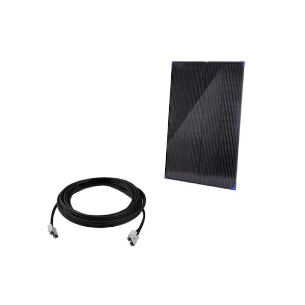 Kings 200W Fixed Solar Panel + 12m Extension Lead