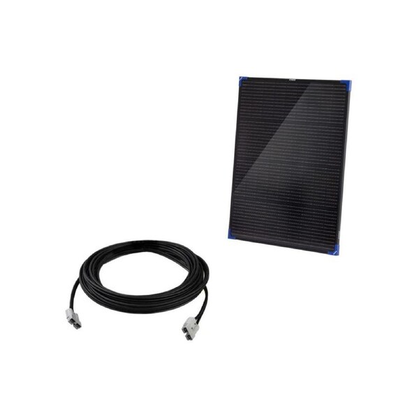 Kings 100W Fixed Solar Panel + 12m Extension Lead