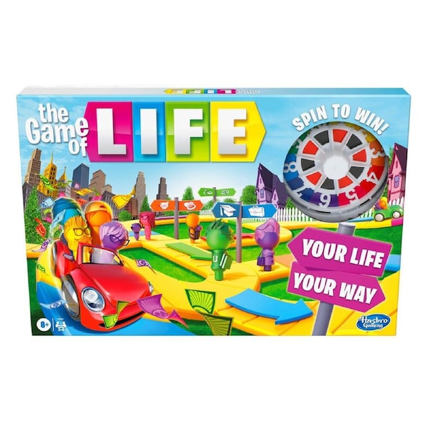 Hasbro Game Of Life Classic Family Friendly Strategic Board 8Y+