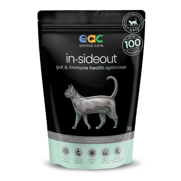 Eac Animal Care In-Sideout Gut & Immune Health Optimiser For Cats 40g