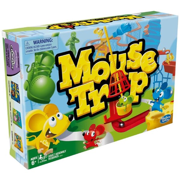 Hasbro Classic Mousetrap Fun and Family-Friendly Action Board Game 6Y+