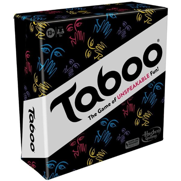 Hasbro Classic Taboo Strategic Guessing Board Game for Family and Friends 13Y+