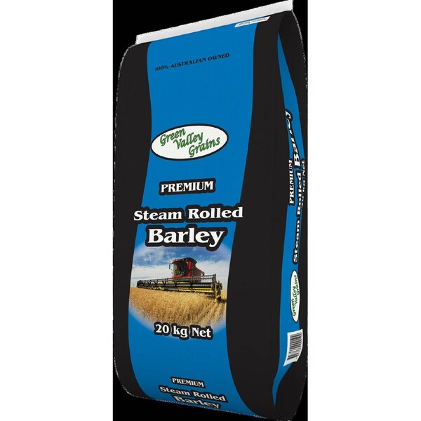 Green Valley Premium Steam Rolled Barley Horse Feed Supplement 20kg