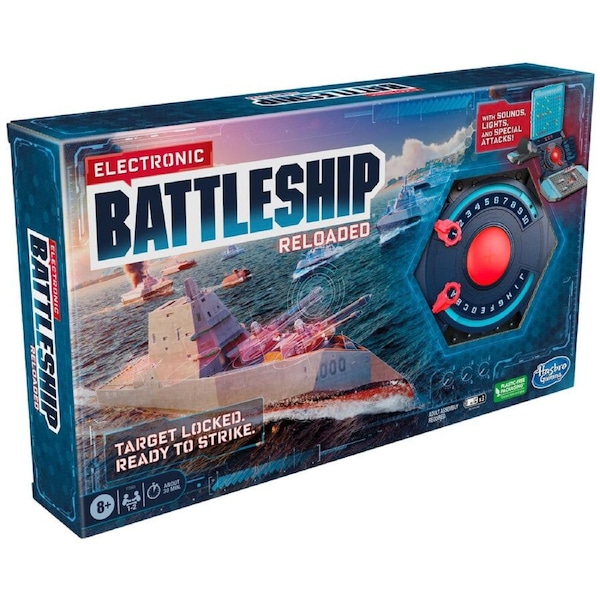 Hasbro Battleship Electronic Strategic 2 Player Board Game 8+