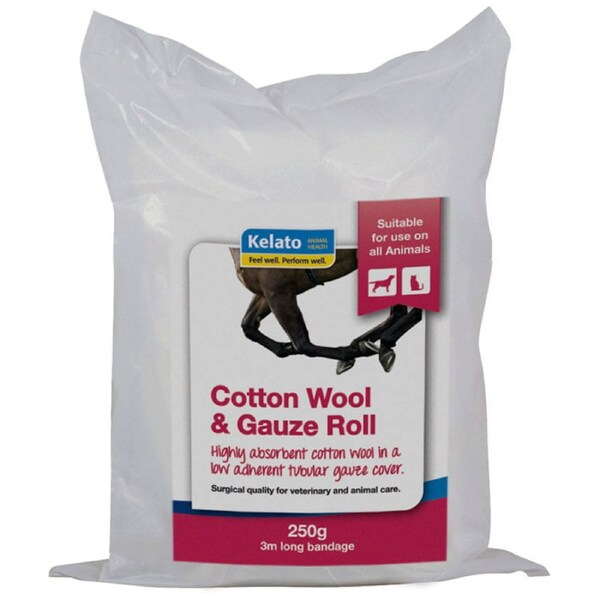 Kelato Cotton Wool & Gauze Roll For First Aid Kit & Wound Management