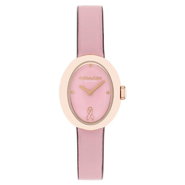 Coach Pink Leather Women's Watch - 14504565