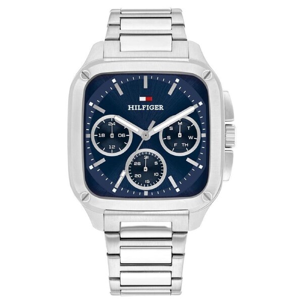 Tommy Hilfiger Stainless Steel Blue Dial Multi-function Men's Watch - 1792222