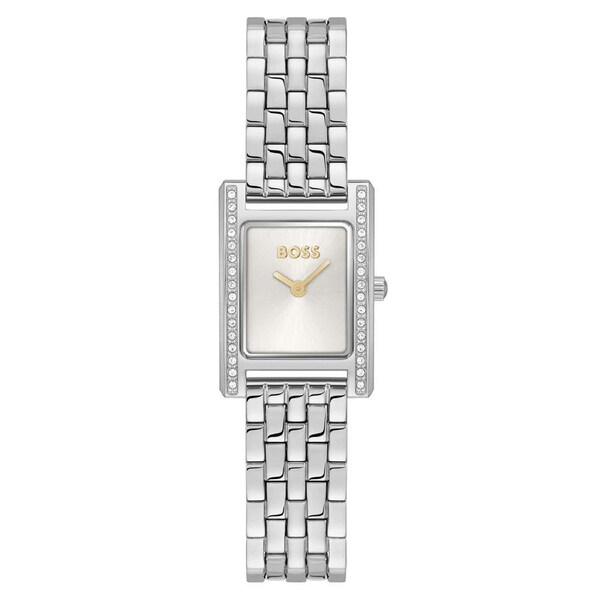 BOSS by Hugo Boss Stainless Steel Silver White Dial Women's Watch - 1502816