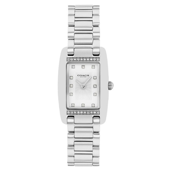 Coach Stainless Steel White Dial Women's Watch - 14504587