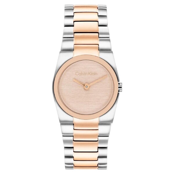 Calvin Klein Two-Tone Steel Carnation Gold Dial Women's Watch - 25100124