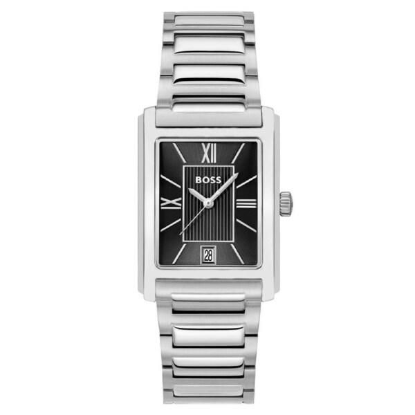 BOSS by Hugo Boss Stainless Steel Black Dial Men's Watch - 1514297