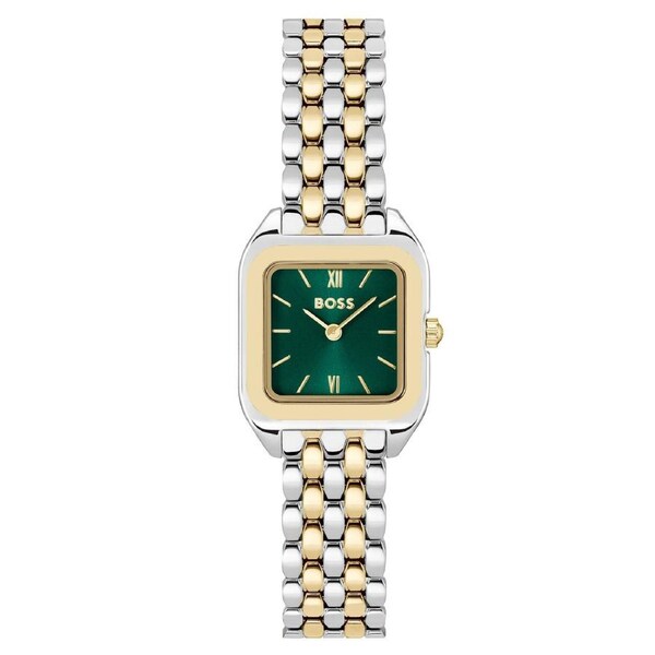 BOSS by Hugo Boss Two-Tone Steel Green Dial Women's Watch - 1502822