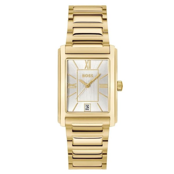 BOSS by Hugo Boss Gold Steel Silver White Dial Men's Watch - 1514280