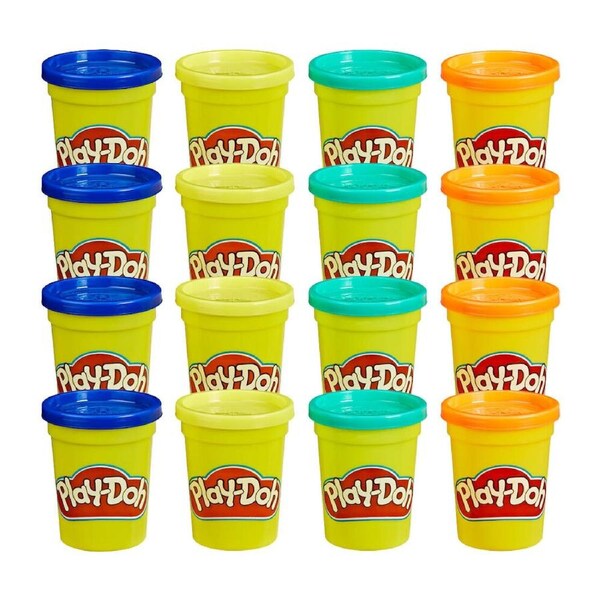 4x 4pc Hasbro Play-Doh Crafting Classic Children's Modelling Set 24M+ Assorted