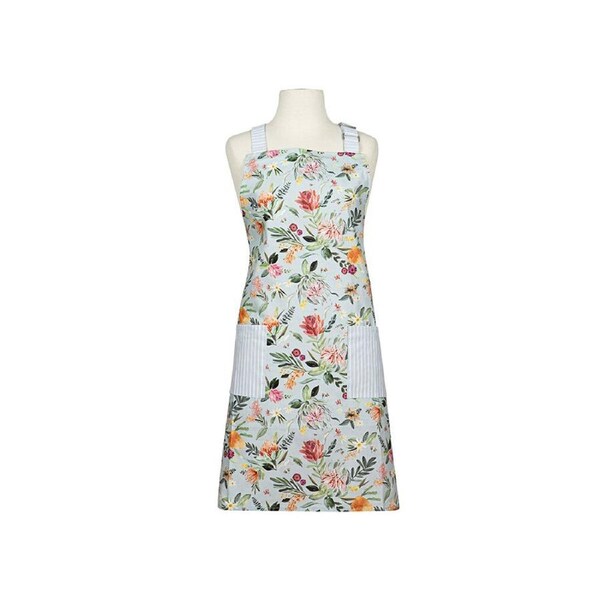 Ladelle Esperance 100% Cotton Cooking/Baking Adjustable Apron Washable