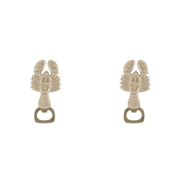 2PK Ladelle Capri Lobster Bottle Drink Opener Reusable Home/Kitchen Decor